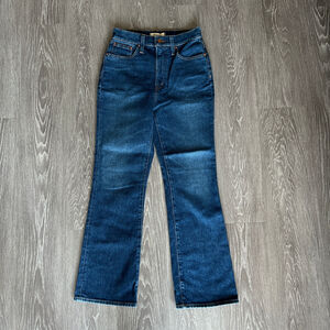 Madewell Jeans Womens Size 25 Perfect Vintage Flare Crop Blue